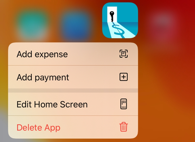 Lontap app icon to register rent payment or expense