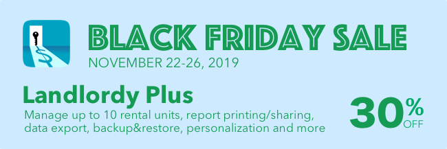 Landlordy Black Friday Sale poster