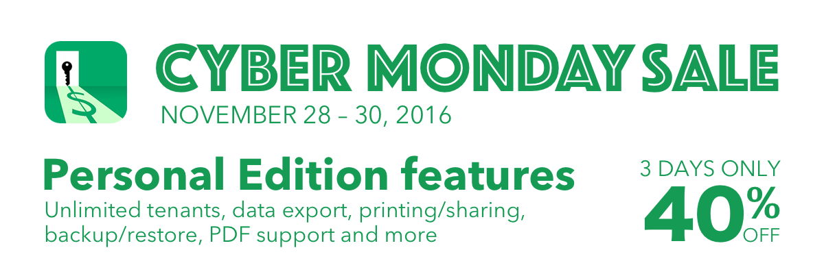 Landlordy Cyber Monday Sale 2016